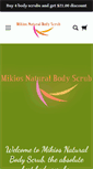 Mobile Screenshot of mikionaturalbodyscrub.com